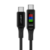 Изображение Acefast Acefast C7-03 USB-C USB-C 100W 1.2m cable with display - black