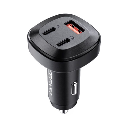 Picture of Acefast Acefast car charger 66W 2x USB Type C / USB, PPS, Power Delivery, Quick Charge 4.0, AFC, FCP, SCP black (B3 black)