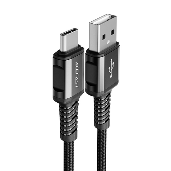 Picture of Acefast Acefast USB cable - USB Type C 1.2m, 3A black (C1-04 black)