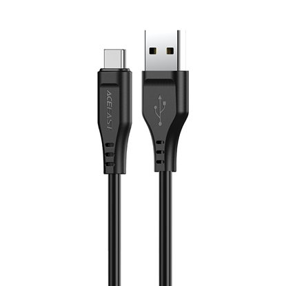 Picture of Acefast Acefast USB cable - USB Type C 1.2m, 3A black (C3-04 black)