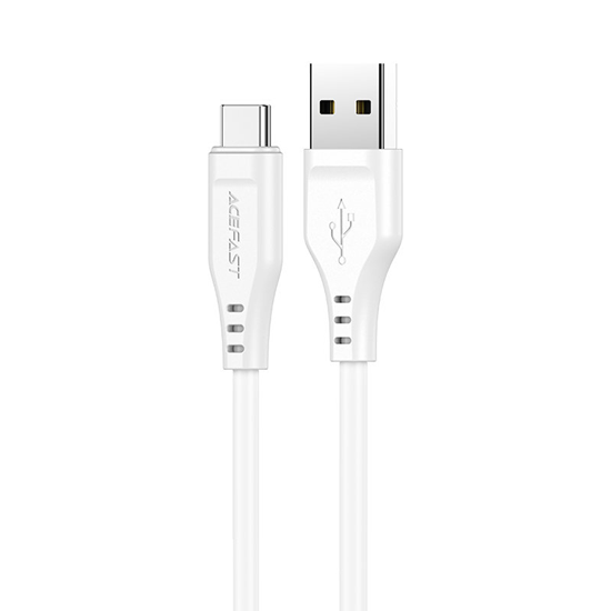 Picture of Acefast Acefast USB cable - USB Type C 1.2m, 3A white (C3-04 white)