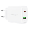 Picture of Acefast Acefast wall charger USB Type C / USB 20W, PPS, PD, QC 3.0, AFC, FCP white (A25 white)