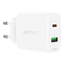 Изображение Acefast Acefast wall charger USB Type C / USB 20W, PPS, PD, QC 3.0, AFC, FCP white (A25 white)
