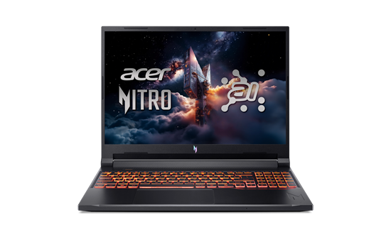 Picture of Acer | Nitro V 16 AI ANV16-42-R0W6 | Shale Black | 16 " | IPS | WUXGA | 1920 x 1200 pixels | AMD Ryzen 7 | 260 | 32 GB | DDR5 | Solid-state drive capacity 1000 GB | NVIDIA GeForce RTX 5070 | GDDR7 | 8 GB | Windows 11 Home | 802.11ax | Bluetooth version