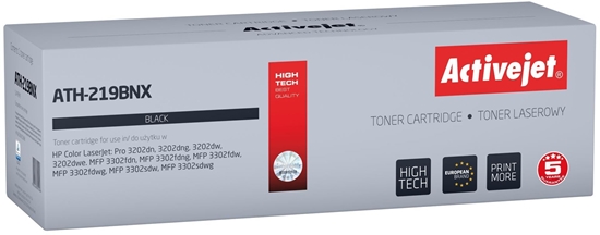 Picture of Activejet ATH-219BNX Toner (zamiennik HP 219X W2190X; Supreme; 3200 stron; czarny) z chipem