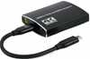Picture of Adapteris Gembird USB-C Type-C Male - 2 x HDMI Female 4K Black