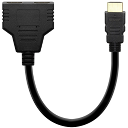 Picture of Adapteris Savio HDMI Splitter Male - 2 x HDMI Female