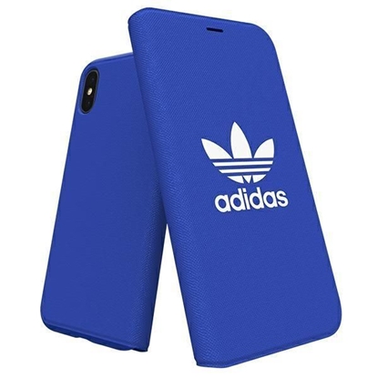 Picture of Adidas Adidas Booklet Case Canvas iPhone X/Xs blue/niebieski 30279