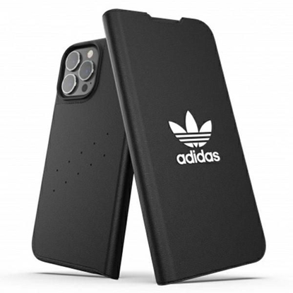 Picture of Adidas Adidas OR Booklet Case BASIC iPhone 13 Pro Max 6,7" czarno biały/black white 47127