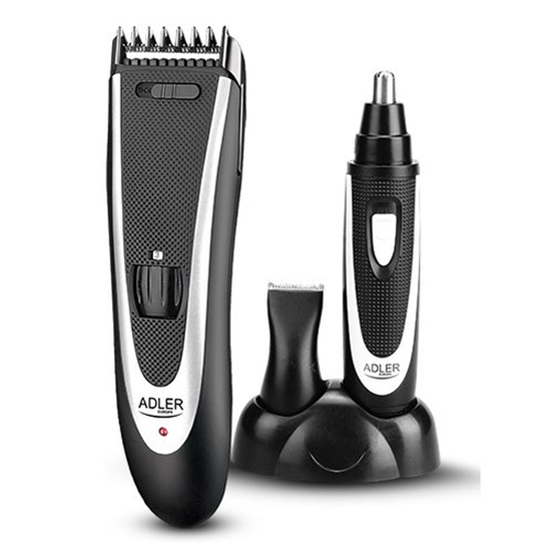 Picture of Adler | AD 2822 Hair clipper + trimmer, 18 hair clipping lengths, Thinning out function, Stainless steel blades, Black | Hair clipper + trimmer | Black