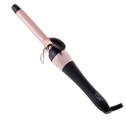 Изображение Adler | Curling Iron | AD 2116 | Ceramic heating system | Barrel diameter 19 mm | Temperature (max) 200 °C | 36 W | Black/Pink