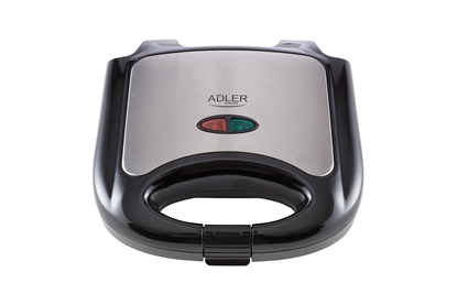 Picture of Adler | Sandwich maker | AD 3015 | 750  W | Number of plates 1 | Number of pastry 2 | Black