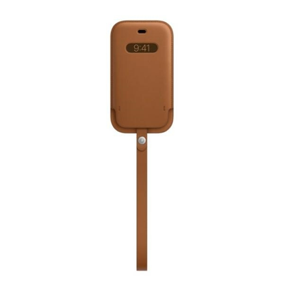 Изображение Apple APPLE iPhone 12 mini Leather Sleeve with MagSafe Saddle Brown