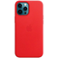 Attēls no Apple Etui MHKJ3ZE/A iPhone 12 Pro Max 6,7" czerwony/red Leather Case MageSafe