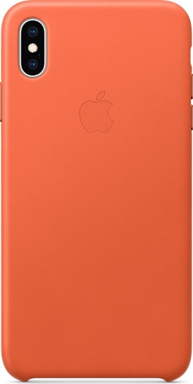 Изображение Apple Etui skórzane iPhone XS Max - oran -MVFY2ZM/A