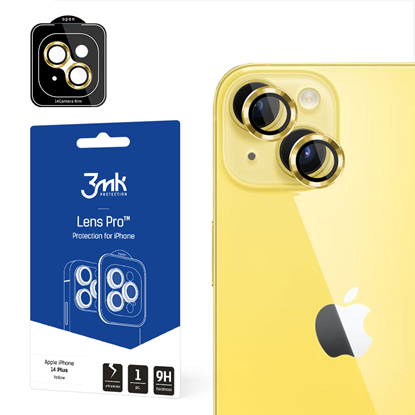Изображение Apple iPhone 14 Plus - 3mk Lens Protection Pro Yel