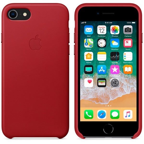 Изображение Apple iPhone 7/8/SE2020/SE2022 Leather case MQHA2ZM/A Red