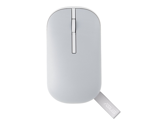 Изображение Asus Marshmallow Mouse | MD100 | Mouse | 2.4 GHz, Bluetooth | Grey
