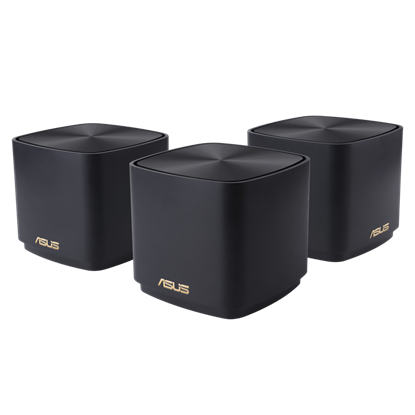 Изображение Asus ZenWiFi XD4 Plus (B-3-PK) Divkāršā frekvenču josla (2.4 GHz / 5 GHz) Wi-Fi 6 (802.11ax) Melns 2 Iekšējs