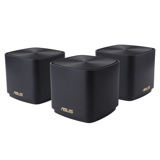 Изображение Asus ZenWiFi XD4 Plus (B-3-PK) Divkāršā frekvenču josla (2.4 GHz / 5 GHz) Wi-Fi 6 (802.11ax) Melns 2 Iekšējs