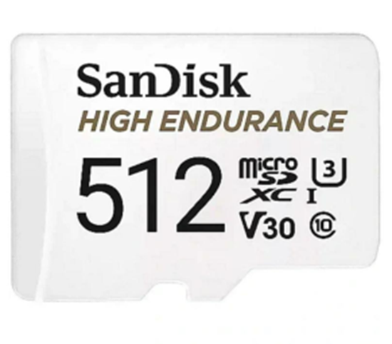 Picture of Atmiņas karte SanDisk High Endurance 4K 512GB + ADAPT