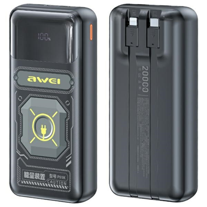 Picture of AWEI PowerBank P99K 20000mAh 22.5Wblack/black