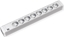 Picture of Bachmann 19'' PVC 8x socket strip with earthing contact, 2.0m earthing contact plug