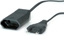 Изображение Bachmann Euro extension lead 230V/2.5A, black, 5 m