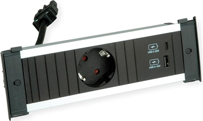 Picture of Bachmann KAPSA S 1xCEE7/3, 1xUSB A/C 22W 0.2m GST18