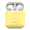 Изображение Baseus Apple Silica Series Ultra-thin Silicone Protector Case for Airpods 1 / 2 Yellow