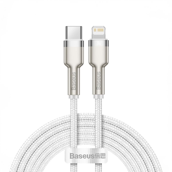 Изображение Kabel USB Baseus USB-C - Lightning 2 m Biay (CATLJK-B02)