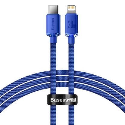 Изображение Baseus Baseus CAJY000203 Lightning - USB-C PD cable 20W 480Mb/s 1.2m - blue