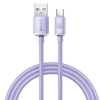 Picture of Baseus Baseus Crystal Shine Series cable USB cable for fast charging and data transfer USB Type A - USB Type C 100W 1.2m purple (CAJY000405)