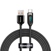 Picture of Baseus Baseus Display Fast Charging Data USB-A / USB-C 66W 1 m cable - black