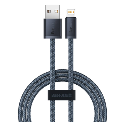 Picture of Kabel USB Baseus USB-A - Lightning 2 m Szary (CALD000516)