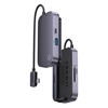 Picture of Baseus Baseus PadJoy universal 6in1 USB-C USB-C HUB for tablet / smartphone - dark gray