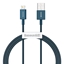 Picture of Kabel USB Baseus USB-A - Lightning 1 m Niebieski (CALYS-A03)