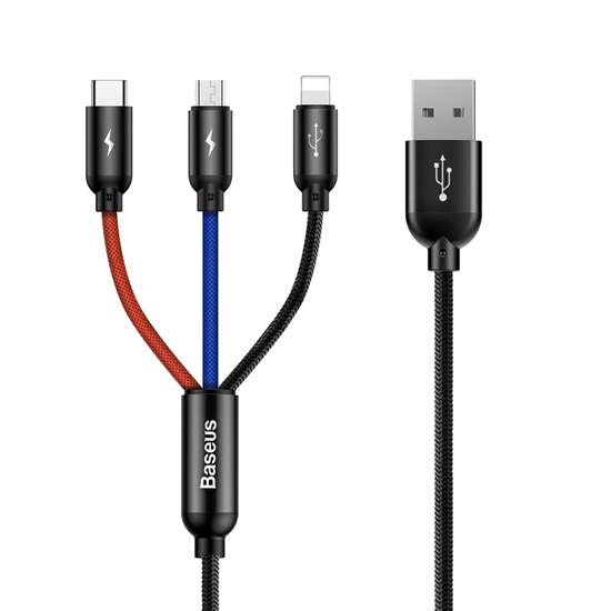 Picture of Baseus Rapid USB Cable 3in1 Type C | Lightning | M