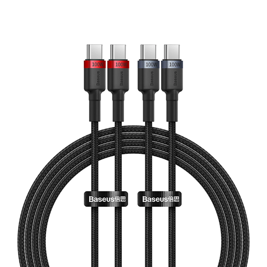 Picture of Baseus Cafule USB-C 100W Cable 1m 2pcs