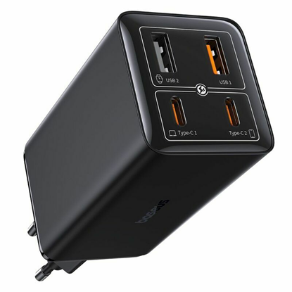 Attēls no Baseus GaN6 Pro 100W EU Inkl. Ladekabel 1m Schwarz
