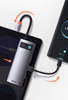 Picture of Baseus Metal Gleam Series Hub 5in1 / USB-C to 3x USB 3.0 / HDMI / USB-C PD