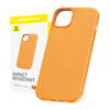 Picture of Baseus Phone Case for iPhone 15 Pro Baseus Fauxther Series (Orange)