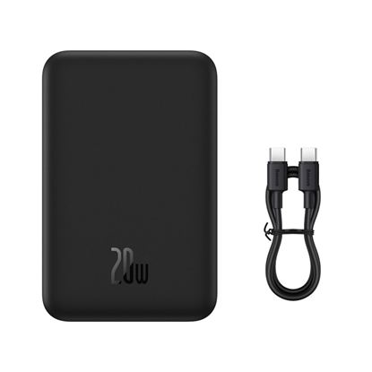 Изображение Baseus Baseus Magnetic Mini 20000 mAh 20W Powerbank - black + USB-C / USB-C cable
