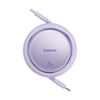 Изображение Baseus Baseus Free2Pull Cable Retractable USB-C / Lightning 20W 1m - Purple