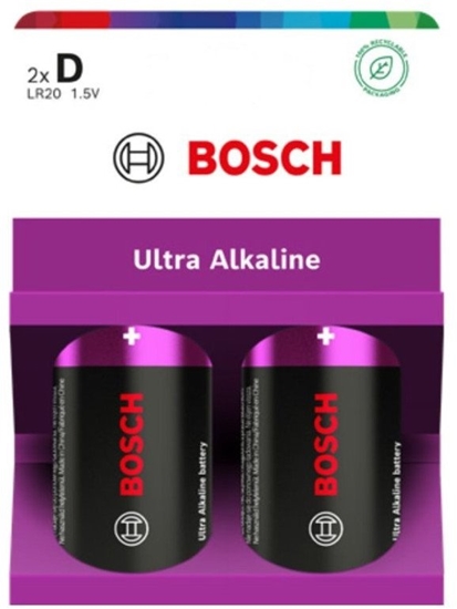 Picture of BATERIA BOSCH 2SZT D ULTRA ALKALINE LR20UA2B/00