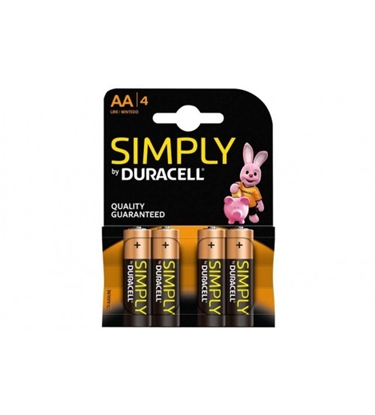 Изображение Baterijas Duracell AA Basic Simply Kods DR-AA-BASIC