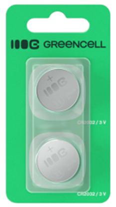 Изображение Baterijas Green Cell 2x Lithium CR2032 3V 220mAh