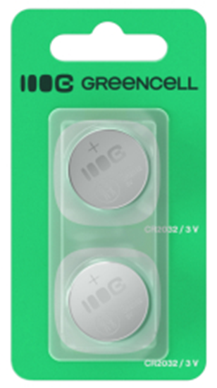 Picture of Baterijas Green Cell 2x Lithium CR2032 3V 220mAh