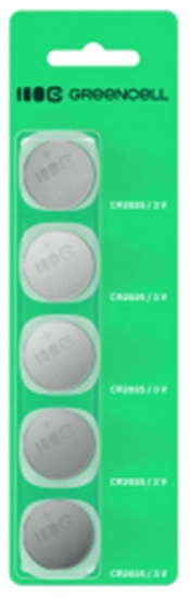 Picture of Baterijas Green Cell Blister 5x Lithium Battery CR2025
