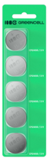 Picture of Baterijas Green Cell Blister 5x Lithium Battery CR2450